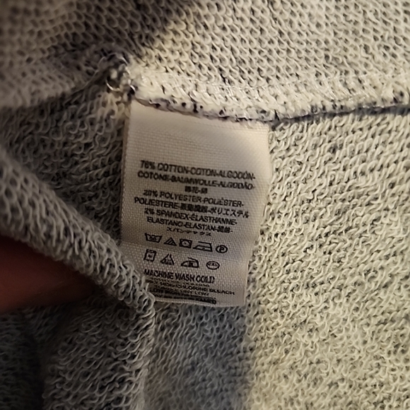 Free People Womans Size M Cotton Blend top w laced bodice and frayed hemline - Picture 9 of 11